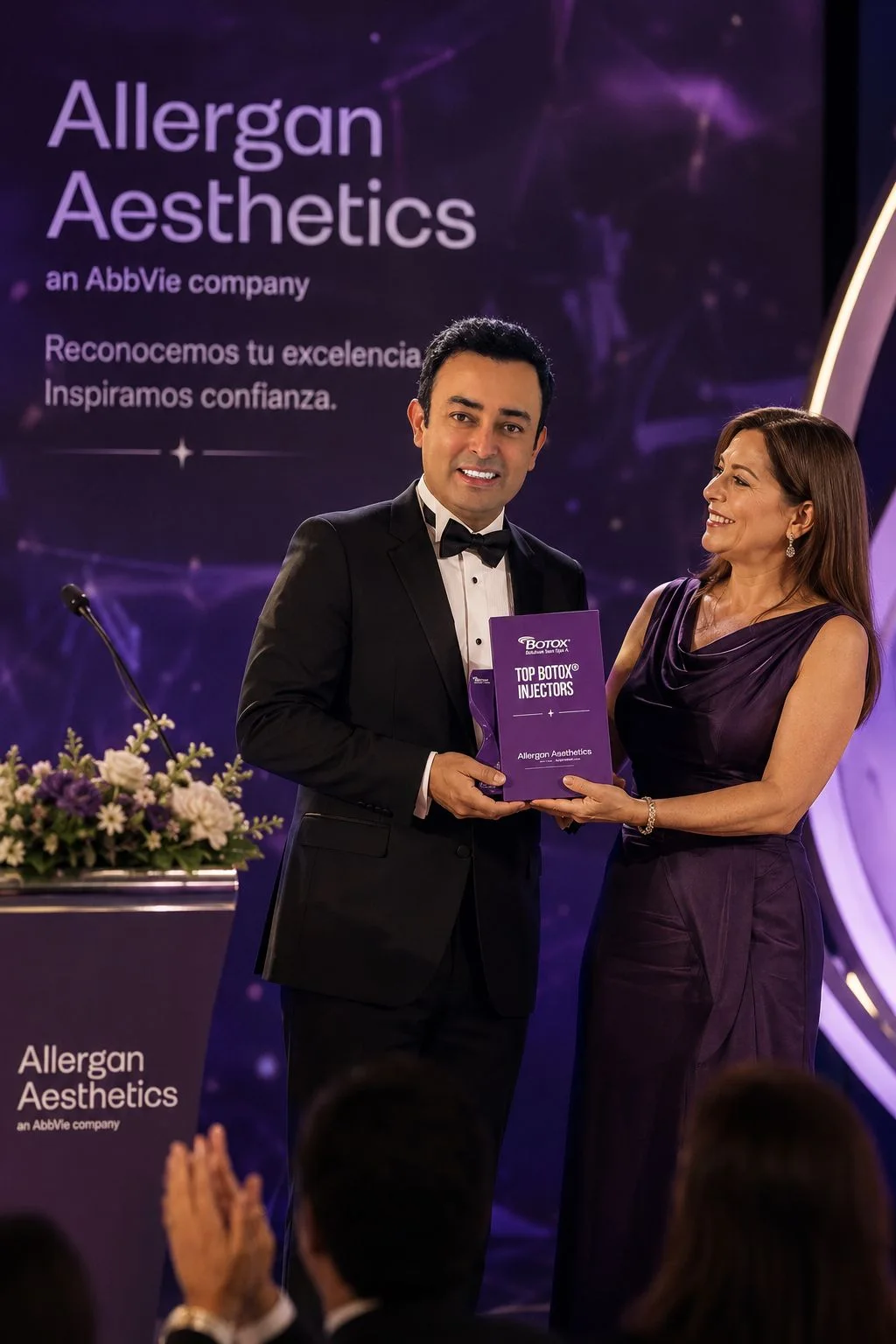 Dr. Sandro Florez receives the TOP BOTOX® Injectors recognition from Allergan Aesthetics