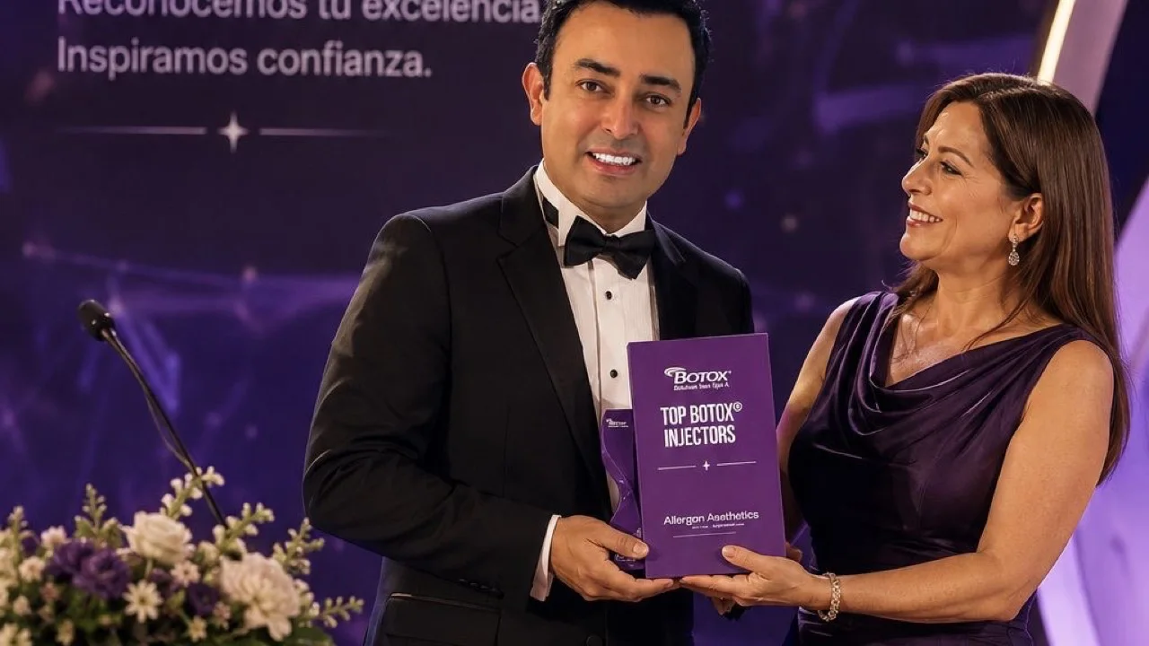 Ciencia, Precisión y Anatomía Facial: Allergan Aesthetics Reconoce al Dr. Sandro Florez entre los TOP Injectors de BOTOX® en Colombia